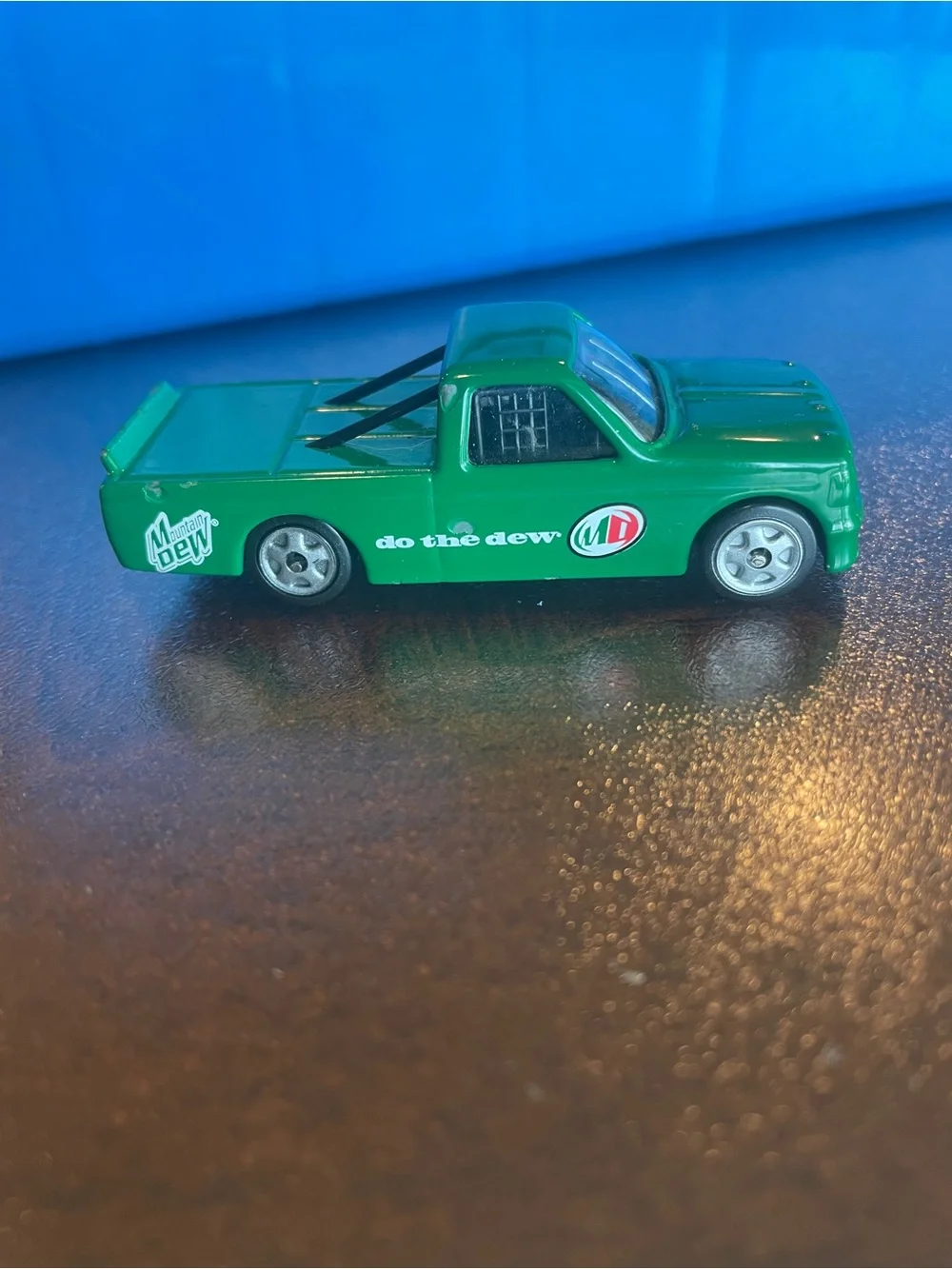 Rare Mountain Dew, Golden Wheel Diecast Truck 1:64